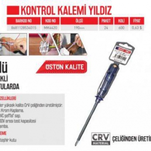 BAYTEC KONTROL KALEMİ YILDIZ 190 MM MK4420