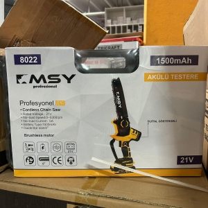 MSY 8022 AKÜLÜ TESTERE 8?? (KÖMÜRSÜZ)