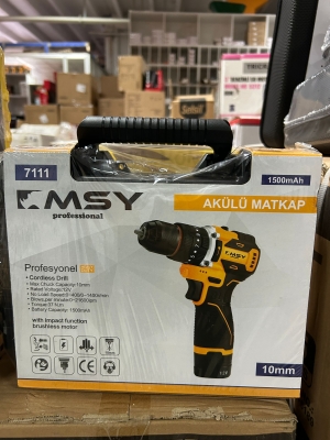 MSY 7111 AKÜLÜ MATKAP 12V(KÖMÜRSÜZ)