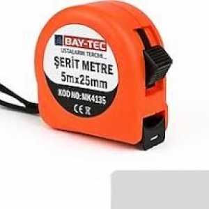 BAYTEC ŞERİT METRE 5*25 KROM MK4147
