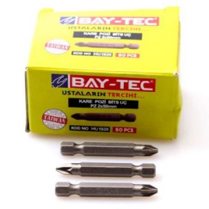 BAYTEC KARE YILDIZ BİTS UÇ PH2*25 MM MU1840