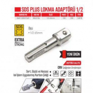 BAYTEC SDS PLUS LOKMA ADAPTÖRÜ 1/2 65 MM MU2156