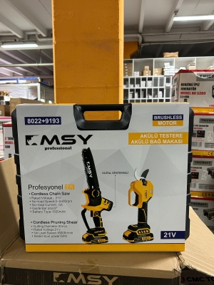 MSY SET1 2 Lİ SET TESTERE+BUDAMA MAKASI 8022+9193