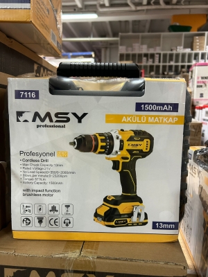 MSY 7116 AKÜLÜ MATKAP 21V(KÖMÜRSÜZ)