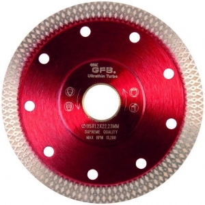 GFB TURBO İNCE ELMAS TESTERE 115MM 2394 (ÇARPRAZ DİŞ)(KIRMIZI)