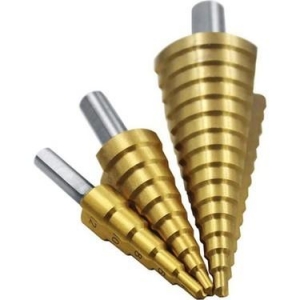 GFB KADEMELİ MATKAP UCU SETİ 3 PCS 2426 (4-12/4-20/4-32) TİTAN KAPLI