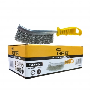 GFB PASLANMAZ PLASTİK SAPLI TEL FIRÇA 5127