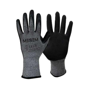 MEŞEM EL270 SİYAH BENEKLİ  MONTAJ ELDİVEN 1/2 10''