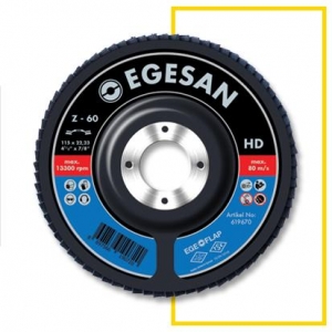 *EGESAN FLAP DİSK ZİRKONYUM 115MM ZK40 KUM