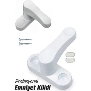 YT PİMLİ PENCERE GÜVENLİK KİLİDİ BEYAZ (ÇOÇUK)