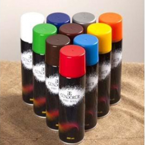 SPREY BOYA SİYAH 200 ML (AKRİLİK PARLAK)