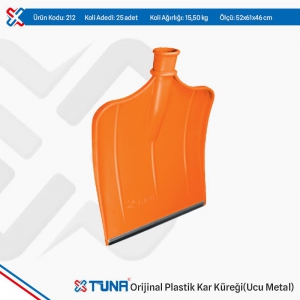 TUNA 212 ORJİNAL PLASTİK KAR KÜREK UCU METAL 