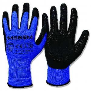MEŞEM EL370 ZEBRA ELDİVEN  MAVİ SİYAH 1/2
