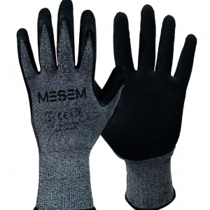 MEŞEM EL270 SİYAH BENEKLİ  MONTAJ ELDİVEN 1/2 10''