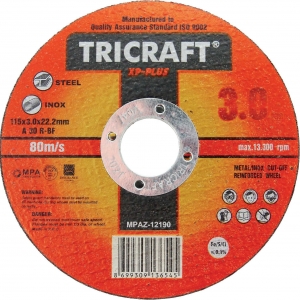 TRİCRAFT 3306 355*3.0*25.4 MM METAL KESİCİ TAŞ