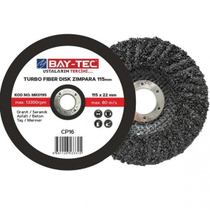MEŞEM 217 TURBO FİBER DİSK ZIMPARA 115 MM 