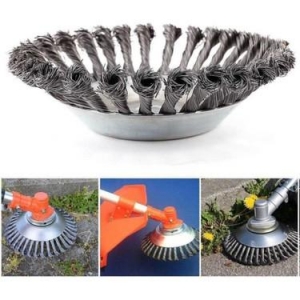 MEŞEM 760 MOTORLU TIRPAN KIYI TEMİZLEME ÇELİK FIRÇA 6''