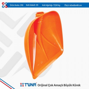 *TUNA 210 ORJİNAL PLASTİK ÇOK AMAÇLI BÜYÜK KÜREK 