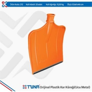 *TUNA 212 ORJİNAL PLASTİK KAR KÜREK UCU METAL 