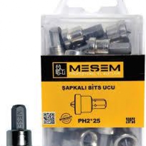 MEŞEM 4467 ŞAPKALI BİTS UCU PH 2*25