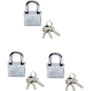 MEŞEM 340 MASTER ÇELİK ASMA KİLİT 55 MM 3 LÜ SET