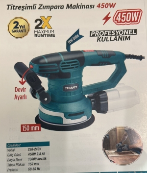 MEŞEM 7353 TİTREŞİMLİ ZIMPARA MAKİNASI