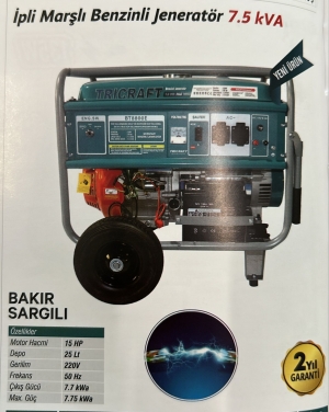 MEŞEM 5303 BENZİNLİ JENERATÖR 50 KVA 