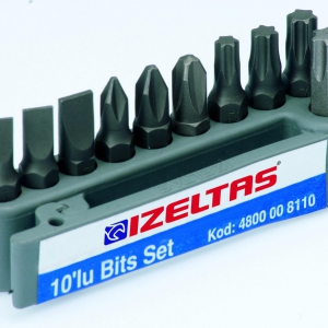 İZELTAŞ 10'LU BİTS SET ( 25 MM ) 4800008110